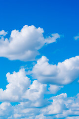 blue sky with clouds