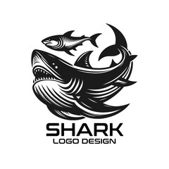 Shark Vector Logo Design