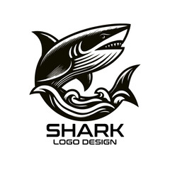 Shark Vector Logo Design