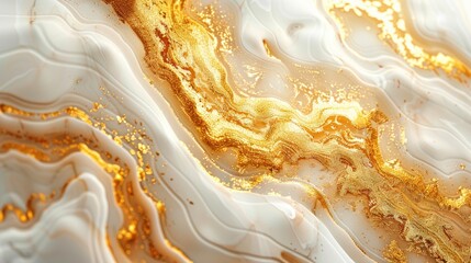 Abstract luxury marble background Gold and white colors