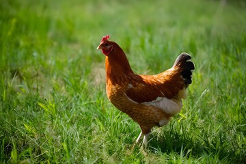 Fototapeta premium Journey of chicken meat production, from farm to fork