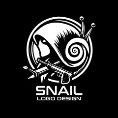 Snail Vector Logo Design