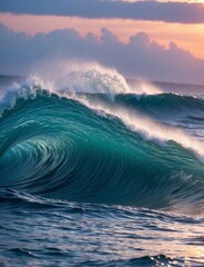 stormy ocean wave