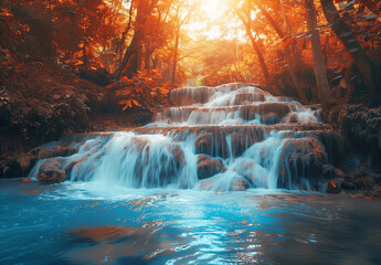 Waterfall in paradise