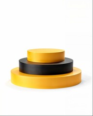 podium isolated on white