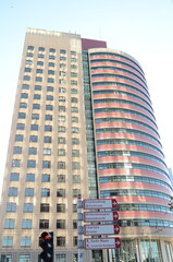 office building in the city