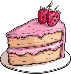 Edible Art in Pixels Navigating Cake Vector Realms