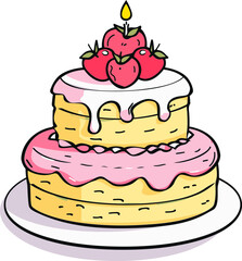 Sweet Escapade Exploring Cake Vector Realms