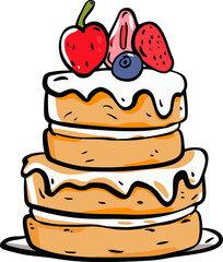 Vectorized Vistas Exploring Cake Vector Marvels