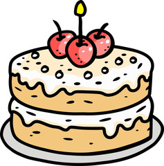 Vectorized Confections Crafting Cake Vector Dreams