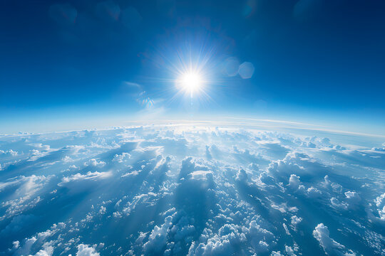 World Ozone Day image promoting the need to preserve the ozone layer and prevent harmful effects of ultraviolet radiation on Earth's surface.