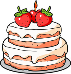 Cake Vector Wonderland Navigating Pixelated Confections