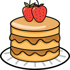 Cake Artistry Unleashed Crafting Cake Vector Landscapes