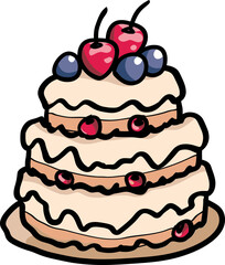 Cake Vector Dreamscape Navigating Digital Delights