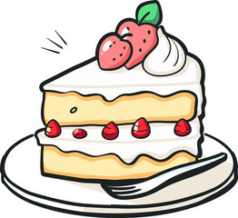 Cake Vector Chronicles Navigating Sweetness