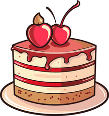 Digital Dessert Designs Crafting Irresistible Cake Vectors