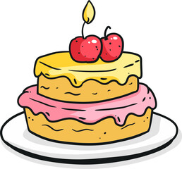 Artistic Appetites Satisfying Cravings and Inspiring Creativity with Beautiful and Exquisite Cake Vectors