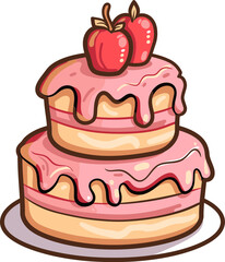 Pixelated Pastry Parade Showcasing a Dazzling Array of Sweet and Tempting Treats in Stunning Pixels