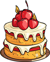 Whisked Wonderland Embarking Setting Sail and Journeying on a Whimsical Magical and Enchanting Adventure through the Delightful Charming and Captivating World of Cake that Evoke Emotion and Wonder I