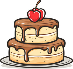 Artistic Appetites Satisfying Nurturing and Inspiring Creative Cravings Desires and Passions with Beautiful and Exquisite Cake Vectors that Evoke Emotion and Wonder Inspire Creativity and Ignite Pas