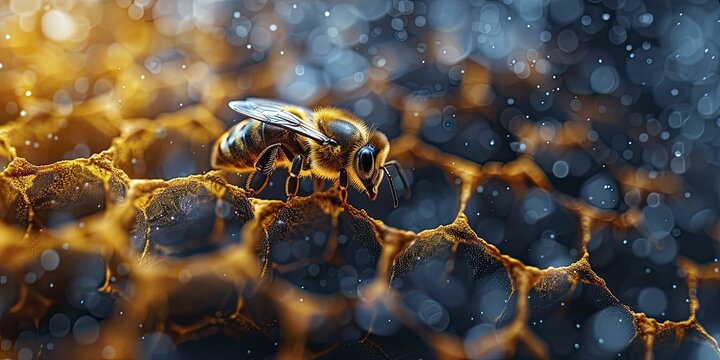 Illustrating a beehive as a corporate structure against a teamwork backdrop embodies the essence of structured business ecosystems.