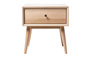 A mysterious wooden table supporting a single drawer on top