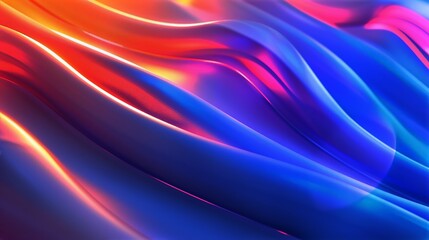 Pastel color illuminated dynamic sheets copyspace