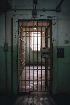 open prison door