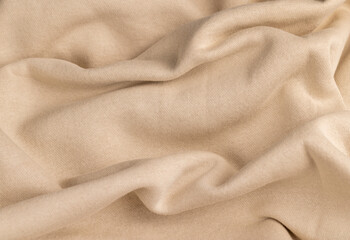 beige soft cotton fabric for sewing clothes