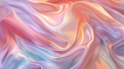 Pastel colored flowing abstract fabric look - An image resembling silky fabric folds with an abstract pastel color blend giving a sense of softness