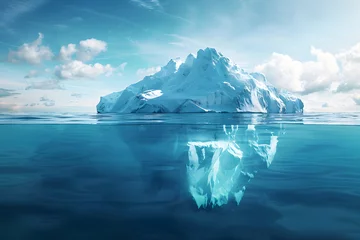 Deurstickers Iceberg - Hidden Danger And Global Warming Concept © Gonzalo