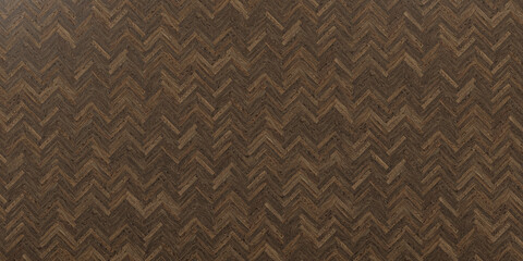 Seamless wood parquet texture herringbone dark brown
