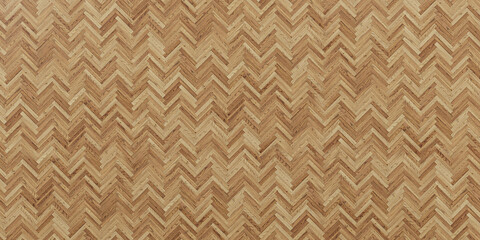 Seamless wood parquet texture herringbone light brown. 
 - obrazy, fototapety, plakaty