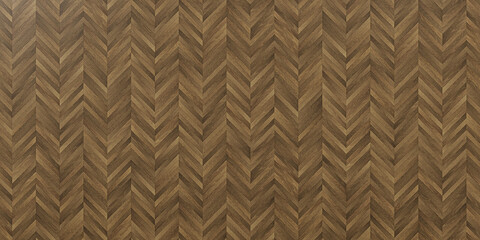 Seamless wood parquet texture herringbone dark brown
