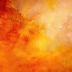 Abstract Warm Tones Painting for Backgrounds