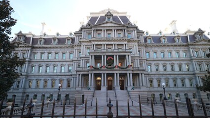 The Eisenhower Executive Office Building, a US government building in Washington, D.C.