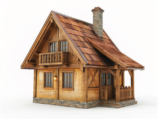 Isolated Traditional Village Home