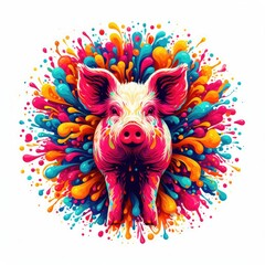 Isolated Colorful Animal on a Clear PNG Canvas, Generative AI