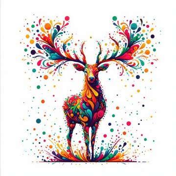 Isolated Colorful Animal on a Clear PNG Canvas, Generative AI