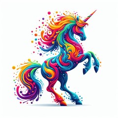 Isolated Colorful Animal on a Clear PNG Canvas, Generative AI