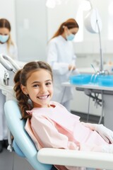 child in the dentist's office Generative AI