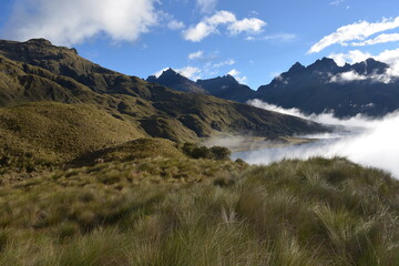 Landscape with sky. Andeaa
