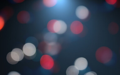 blurred white and red lights in front of a dark blue gradient in the background, wallpaper, abstract