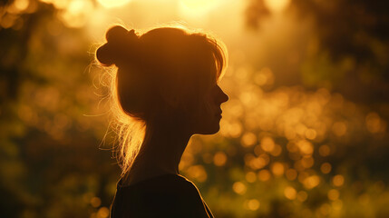 Empowering Women Silhouettes: Expressive Dance and Serenity in Nature Photography