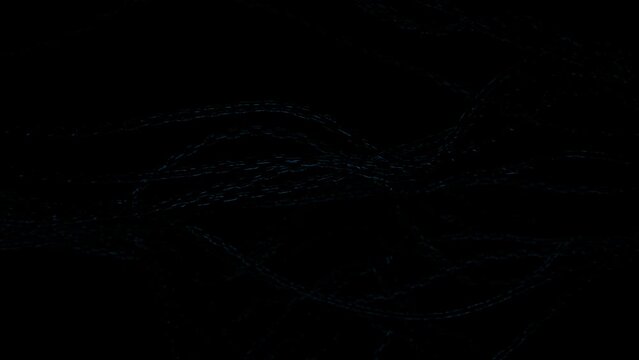 Abstract background with tangled chains