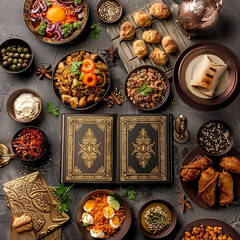 Ramadan special food menu iftar menu card