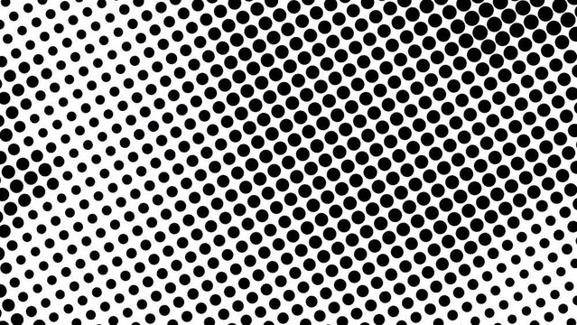 Black and white halftone. Computer generated 3d render