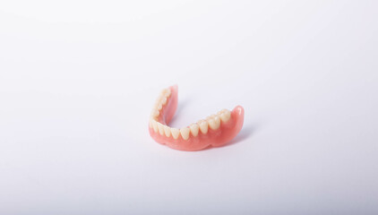 Front view of the denture maxilla.