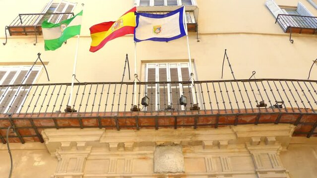 Street Molina Lario in Malaga, Spain