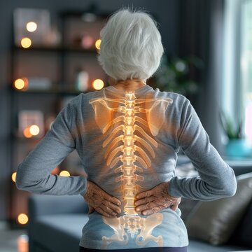 Person with lower back pain, capturing the discomfort and challenges faced by individuals experiencing lumbar discomfort, highlighting the need for attention and care in managing spinal health